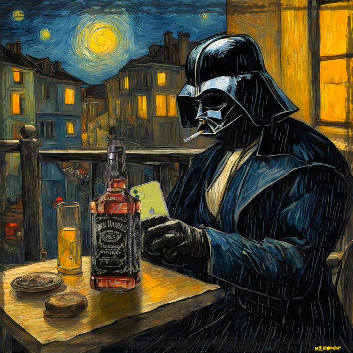 DARK DANIELS 绘画, 23.6x23.6 in