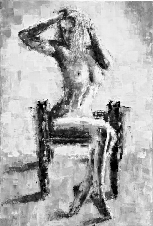 Early Morning 绘画, 35.4x23.6 in
