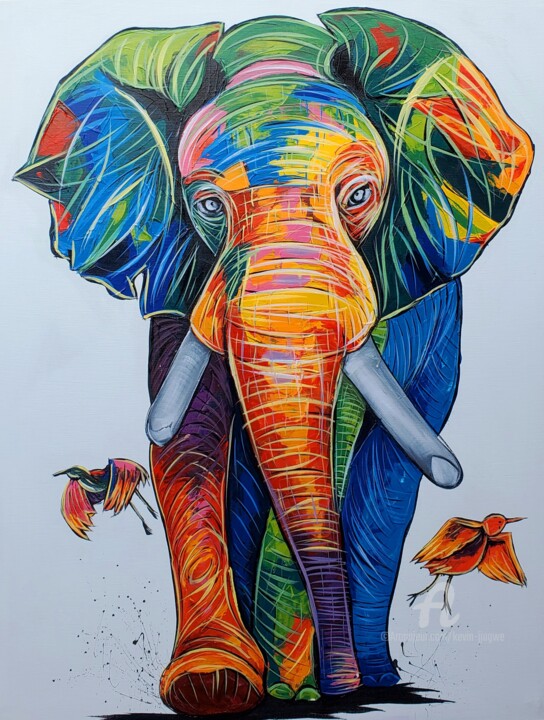 A walk of freedom 绘画, 47.2x35.4 in