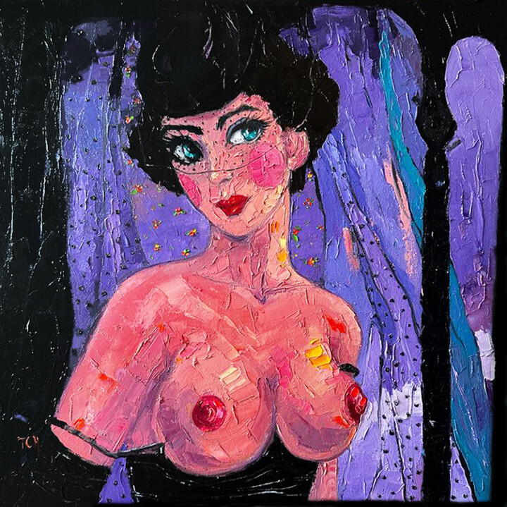 Modestie 绘画, 19.7x19.7 in