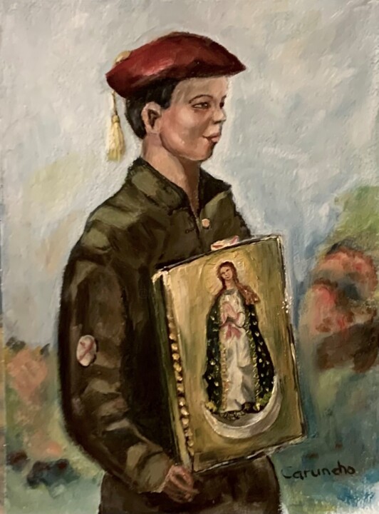Requeté con la Inmaculada 绘画, 12.6x9.5 in