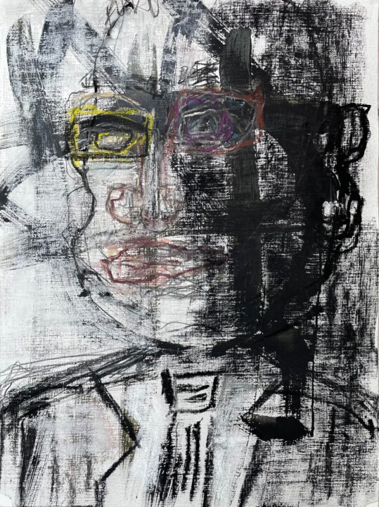 "Papa Sitting For A…" başlıklı Tablo Susanne Caecilie Walther tarafından, Orijinal sanat, Pastel