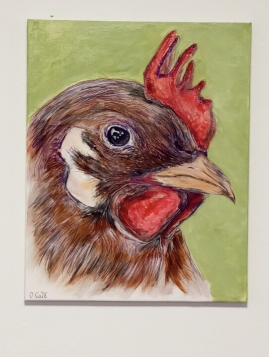Poupoule 绘画, 19.7x15.8 in