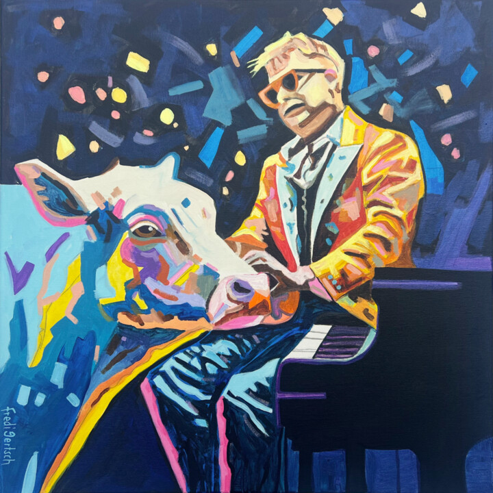 Elton & John Tablo, 23,6x23,6 in