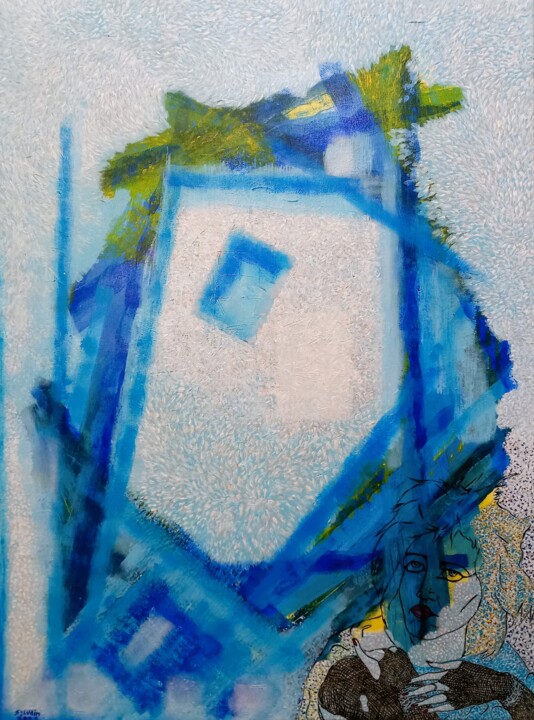 Siouxsie and the Banshees ‘Israël’ Pittura, 31,5x23,6 in