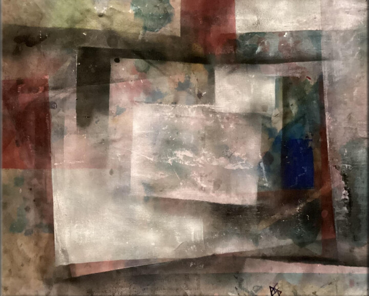 Jeu d ombres 绘画, 22.1x26.8 in