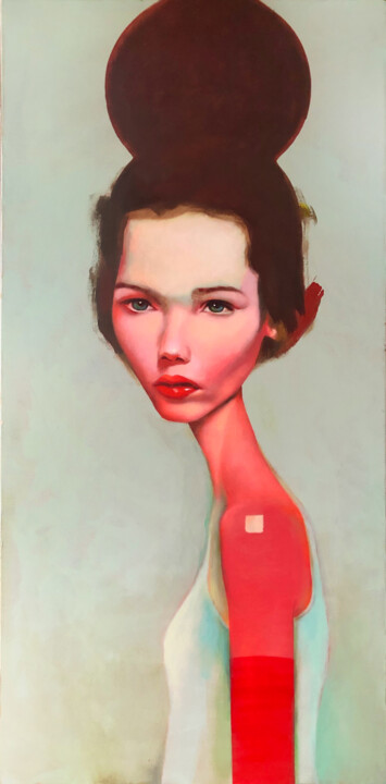 绘画,  39.4x19.7 in 