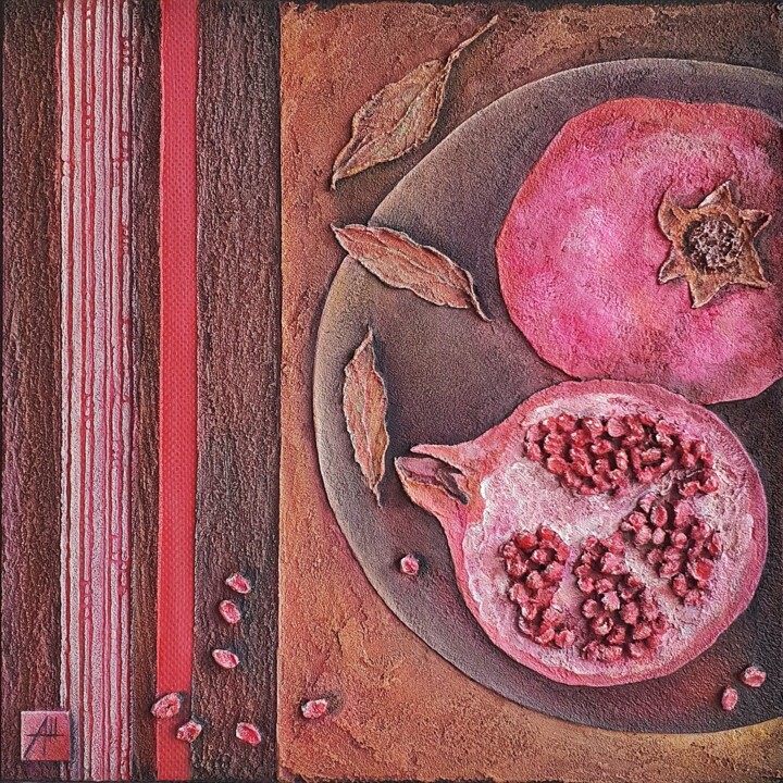 The Juicy November 绘画, 11.8x11.8 in