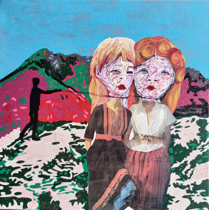 True friends 绘画, 19.7x19.7 in