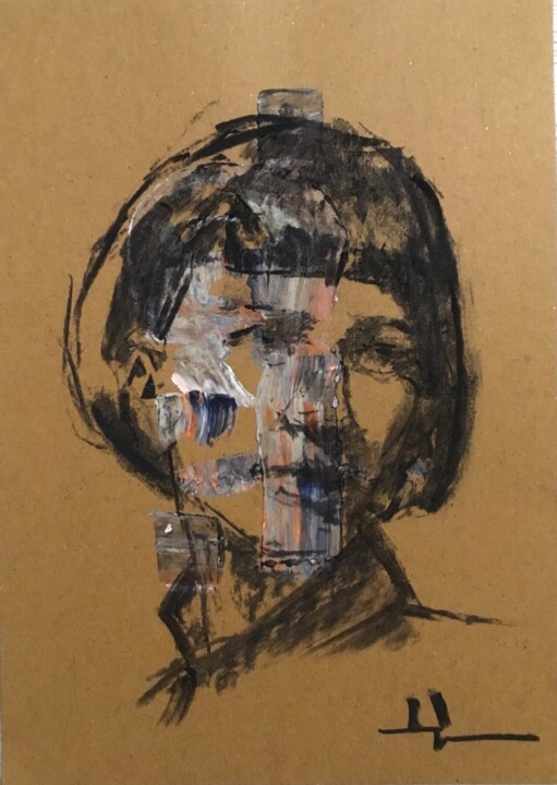 Un Portrait d’Anna Kressler 图画, 11.4x8.3 in