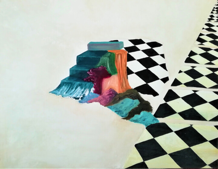 Painting,  14.6x21.7 in 
