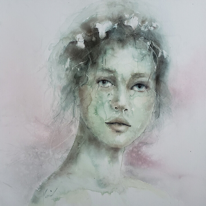 绘画,  19.7x19.7 in 