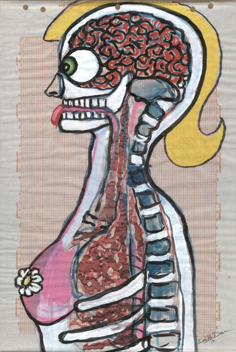 Girly 图画, 16.1x11 in