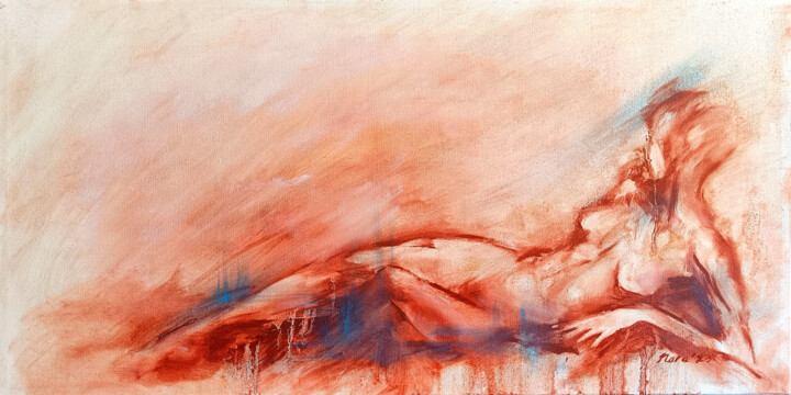 绘画,  13.8x27.6 in 