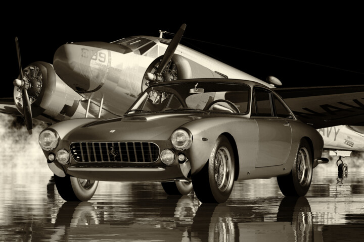 Ferrari 250 GT Lusso The Classic From 1964 数字艺术