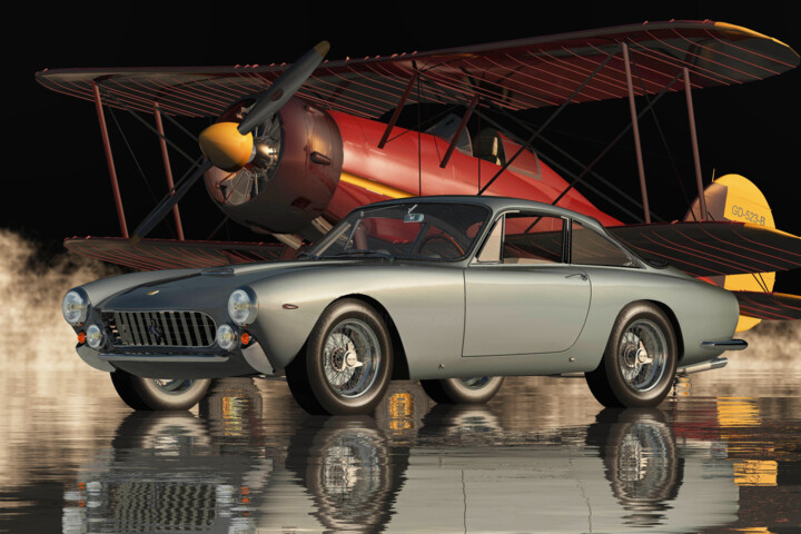 My Ferrari 250GT Lusso From 1963 Digital Arts