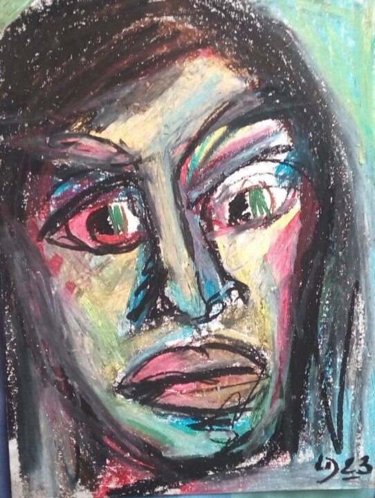 visage 1 图画, 12.6x9.5 in