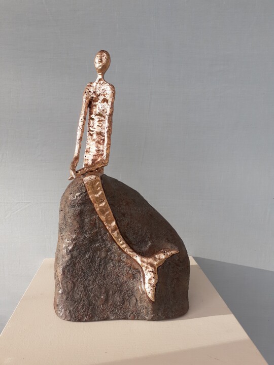 Ondine 雕塑, 18.9x9.8 in