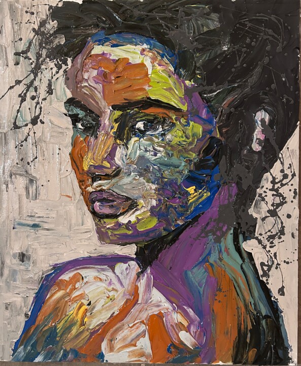 绘画,  35.4x29.5 in 