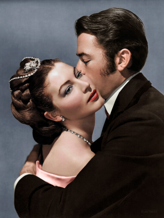 Ava Gardner as Pauline Ostrovsky and Gregory Peck as Fedja 摄影