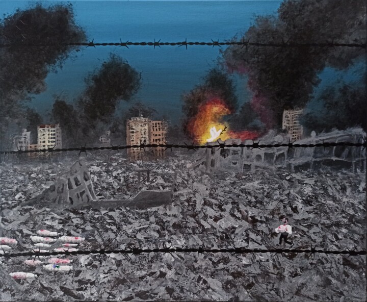 Human madness 2 绘画, 19.7x24 in