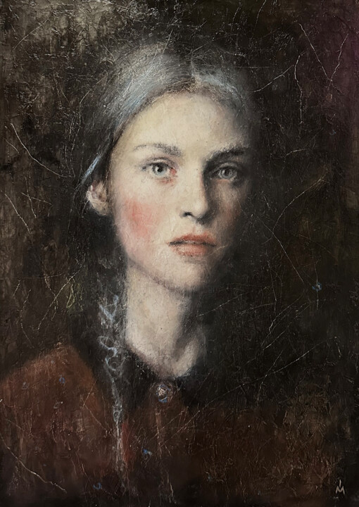 LOOK FROM THE FUTURE 绘画, 27.6x19.7 in