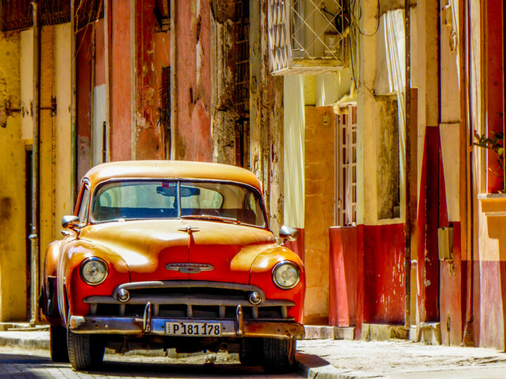 Old car Cuba 摄影