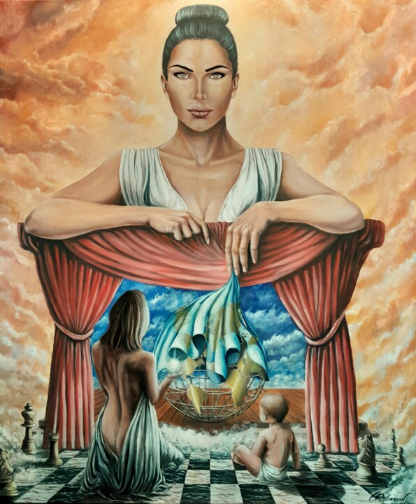 L'épilogue 绘画, 47.2x39.4 in