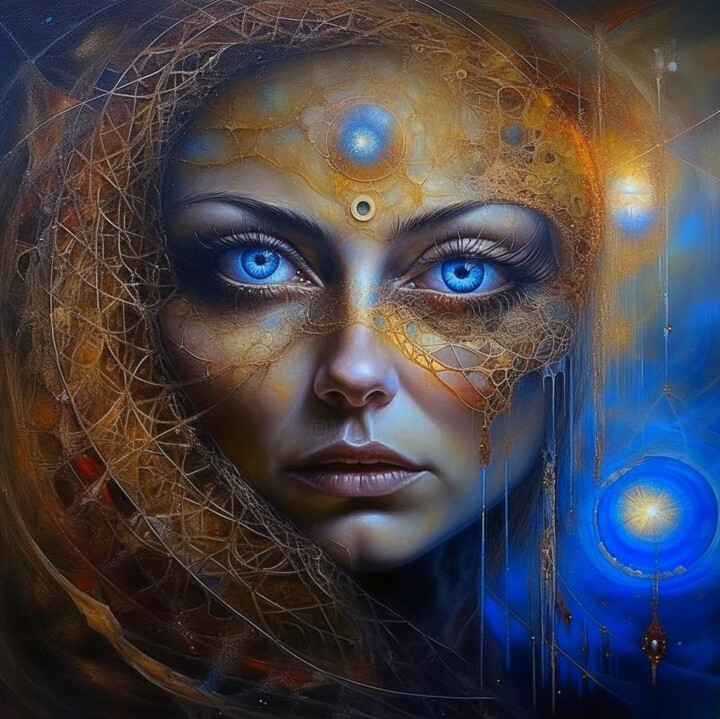 Moon Girl 数字艺术