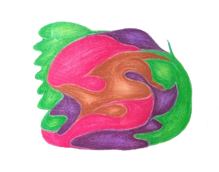 Little clown 图画, 15.4x15.4 in