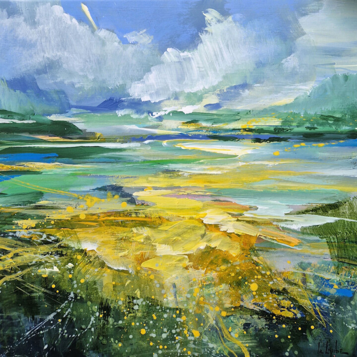 Summer landscape 绘画, 19.7x19.7 in
