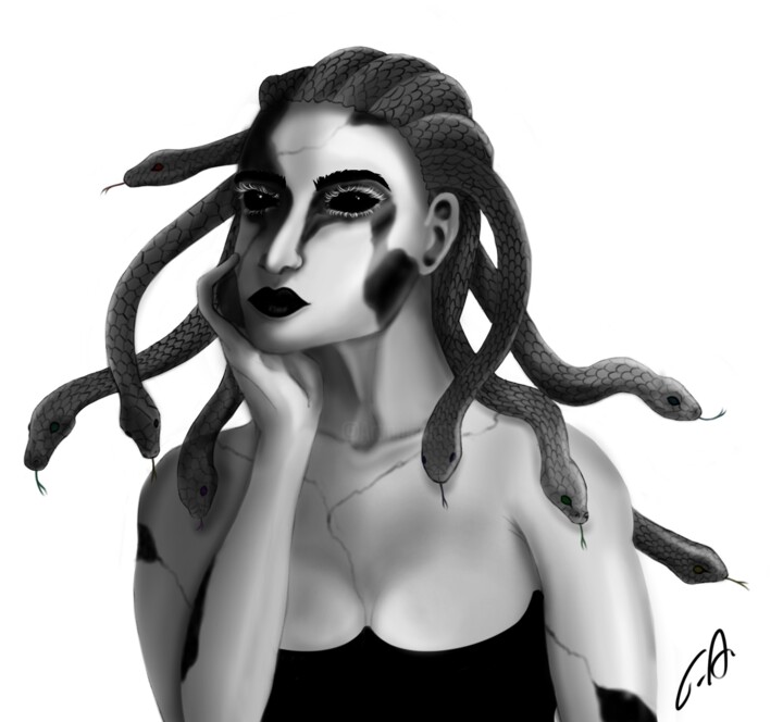 Medusa 数字艺术