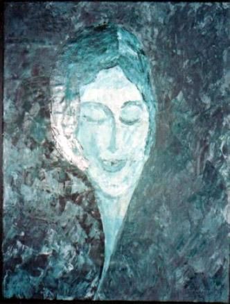 Peinture intitulée "Muriel Guilbault" par Thérèse Dulude, Œuvre d'art originale