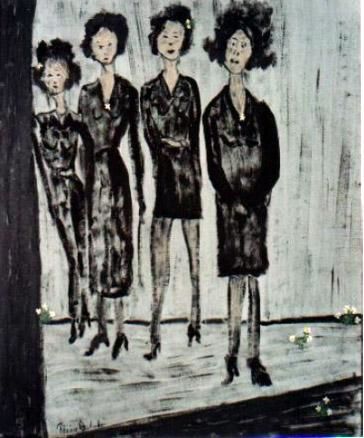 Peinture intitulée "Le silence permet l…" par Thérèse Dulude, Œuvre d'art originale
