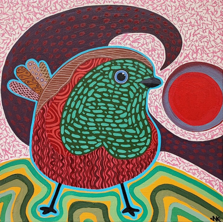 绘画,  15.4x15.4 in 