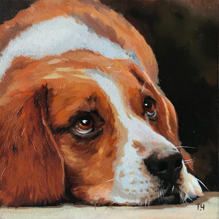 绘画,  3.9x3.9 in 