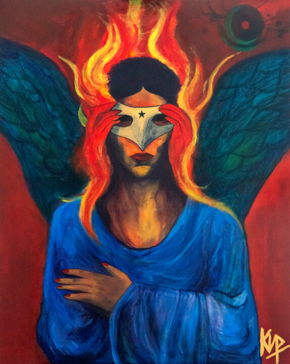 ARCHANGEL OF TEMPERANCE 绘画, 39.4x31.5 in