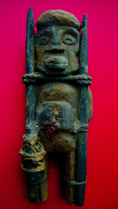 voodoo # 49 雕塑, 16.5x5.1 in