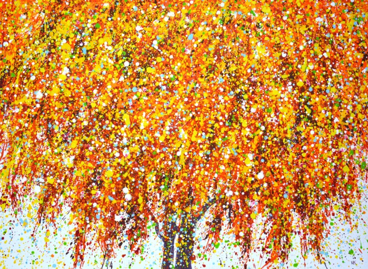 Magic tree. 绘画, 39.4x55.1 in