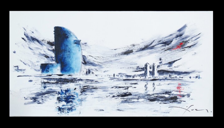 绘画,  15.8x31.5 in 