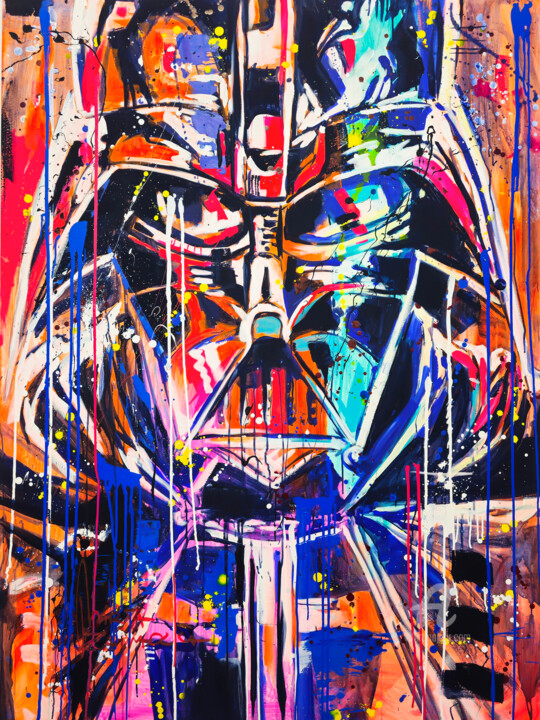 Portrait of the Dark Side 绘画, 63x47.2 in