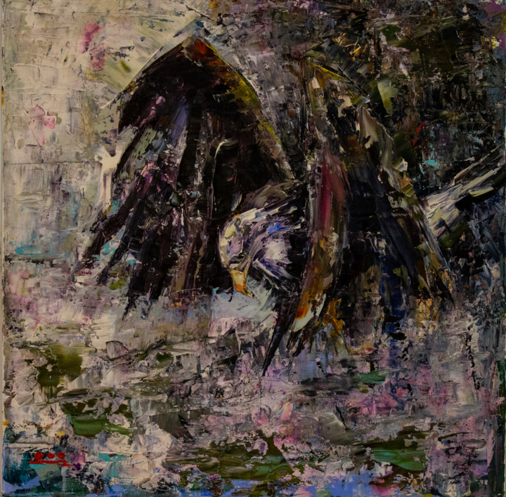 Flight Symbol of Freedom 绘画, 15.8x15.8 in