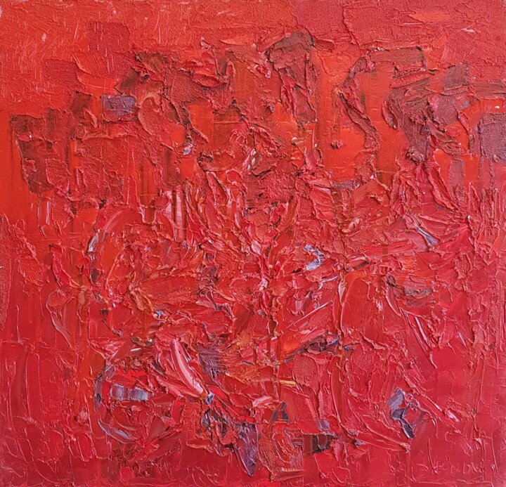 Cromatico rossovero 绘画, 23.6x23.6 in
