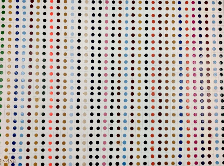 DOTS DOTS AND DOTS-7 绘画, 30x40 in