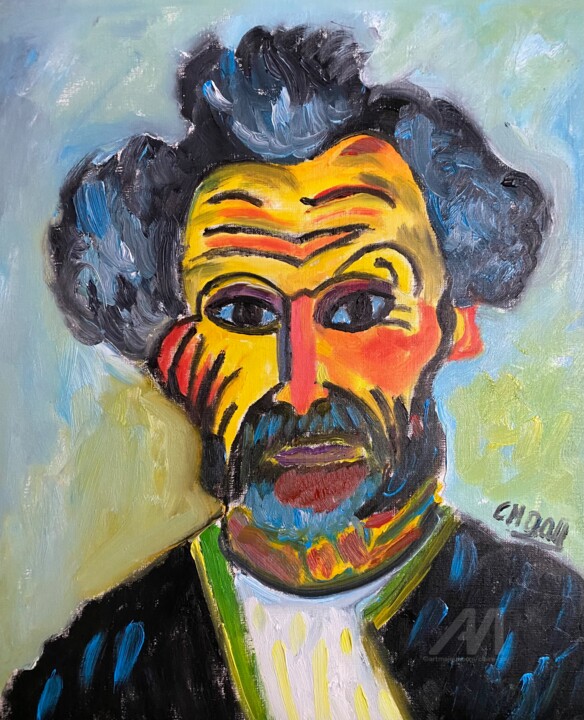 "Alexej Von Jawlensky 绘画, 18.1x15 in