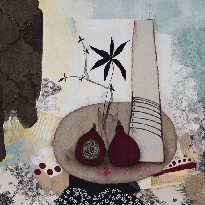 Madame est servie 绘画, 14.2x14.2 in