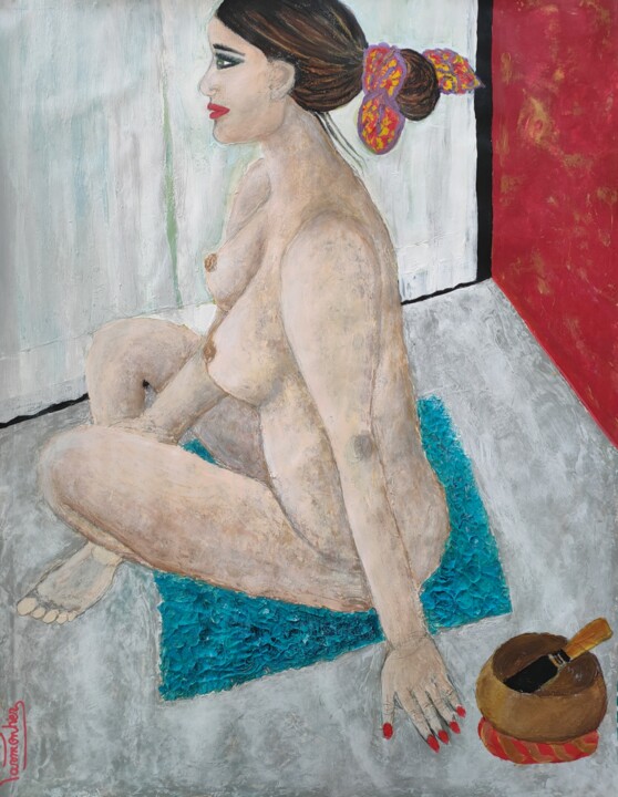 NAMASTE 绘画, 25.6x19.7 in