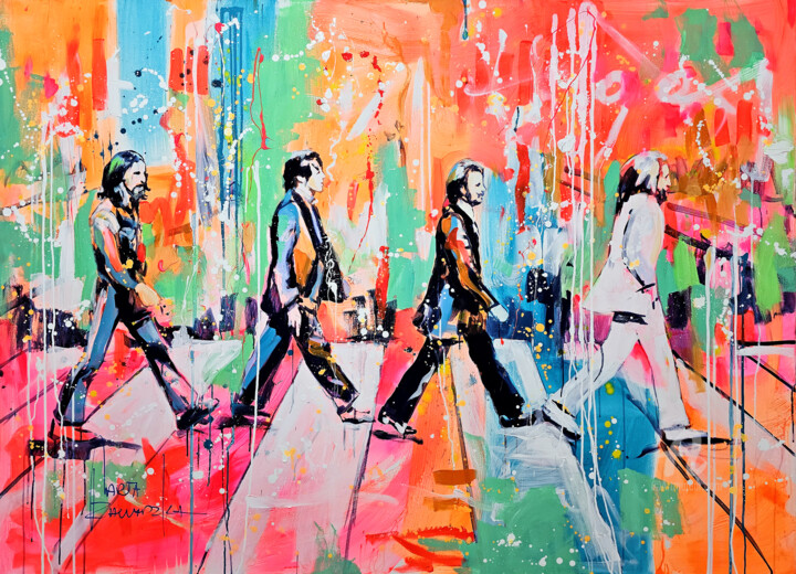 Liverpool Legends 绘画, 51.2x70.9 in