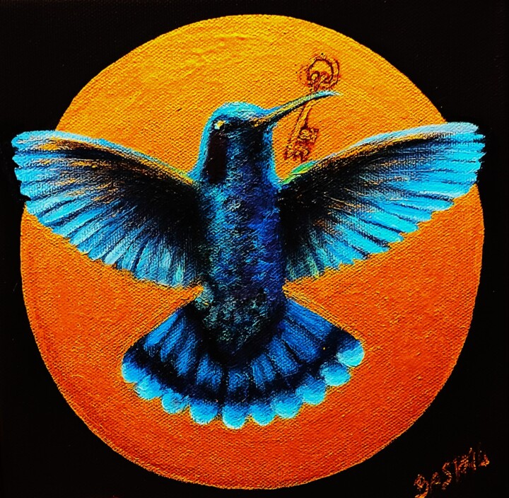绘画,  7.9x7.9 in 