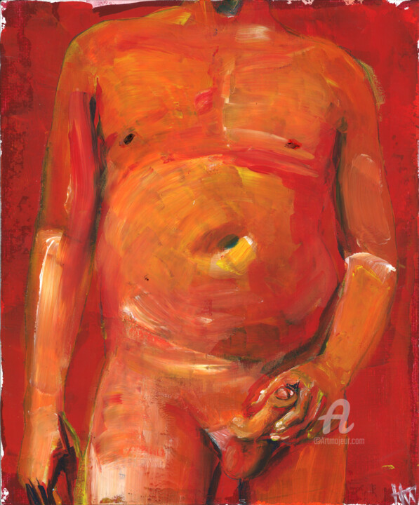 Torso 绘画, 12x10 in